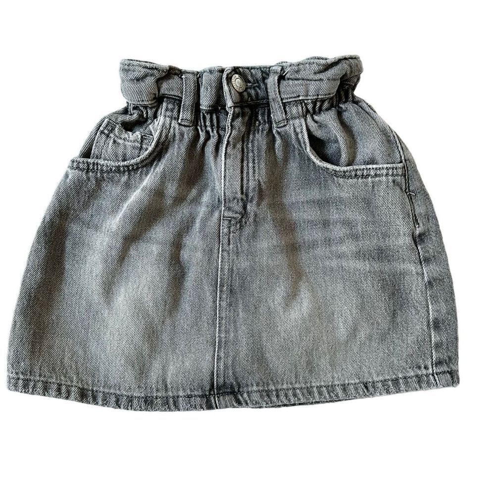 Zara Girl’s Gray Denim Skirt, Sz:7